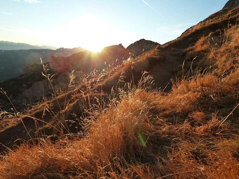 Im Herbst sind die Tage kurz – eine gute Tourenplanung ist unumgänglich.