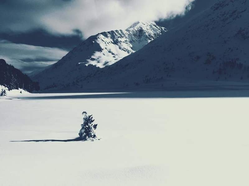 Der Stallersattel verbindet das Defereggental (Osttirol) mit dem Antholzer Tal (Südtirol), und natürlich hat es auch hier kräftig geschneit.