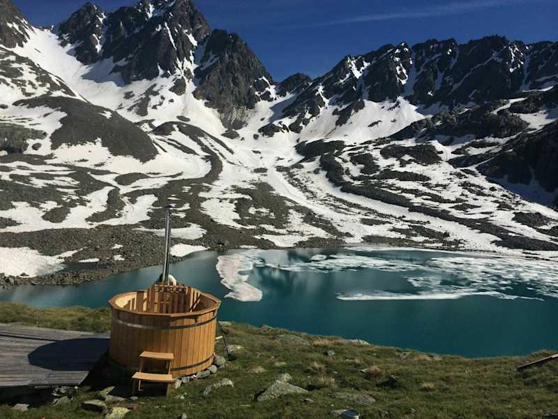Hot Pot der Adolf-Nossberger-Hütte in Kärnten