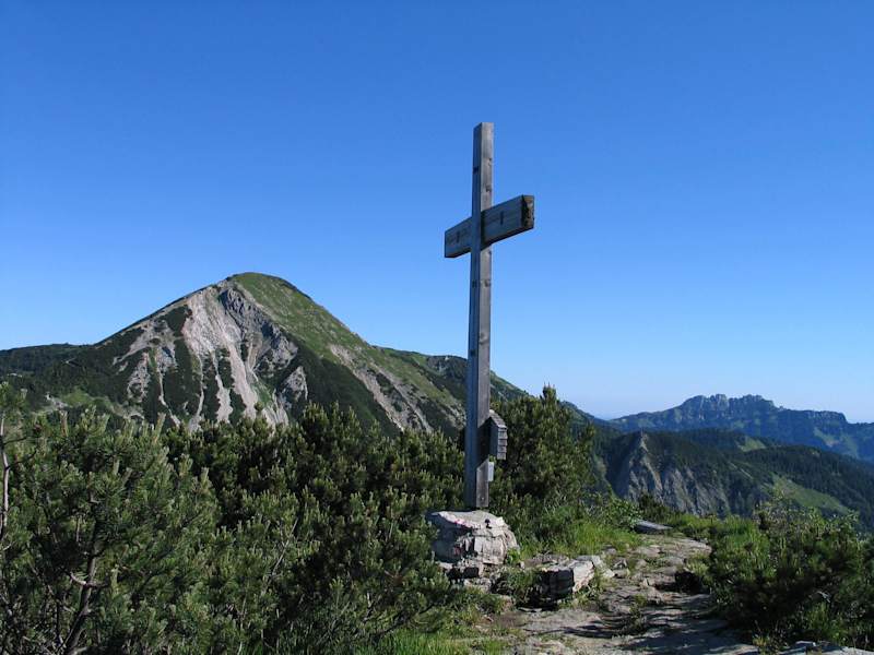Geigelstein in den Chiemgauer Alpen in Bayern