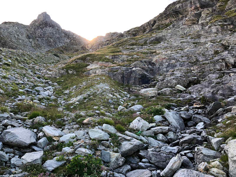 Weg zur Chamanna Coaz