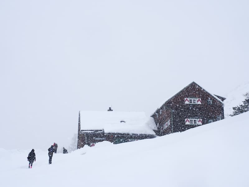 Winterwandern oder Skitour auf die Südwiener Hütte