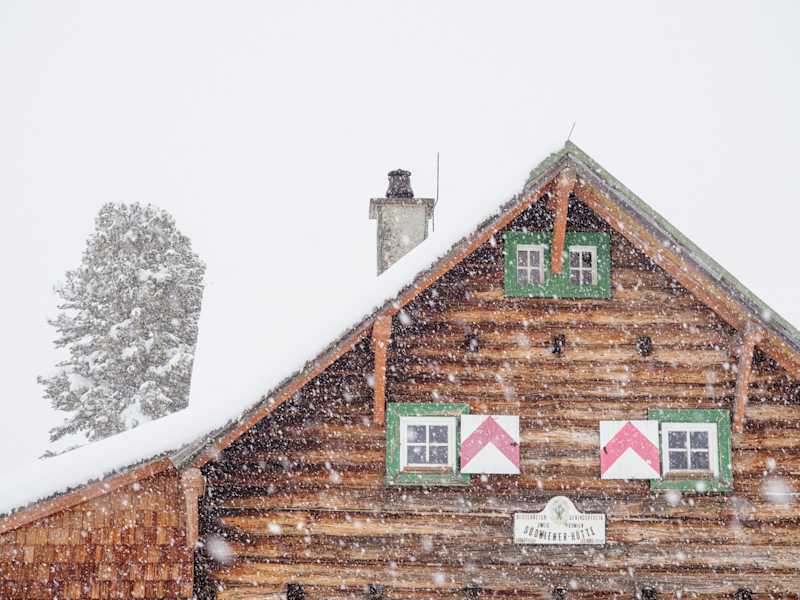 Winterwandern oder Skitour auf die Südwiener Hütte