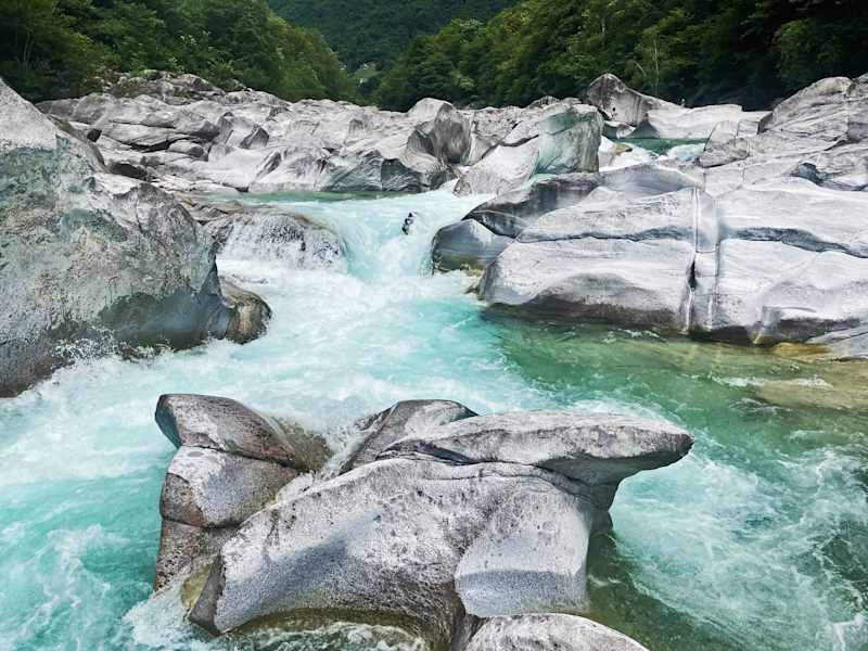 Stelle an der Verzasca