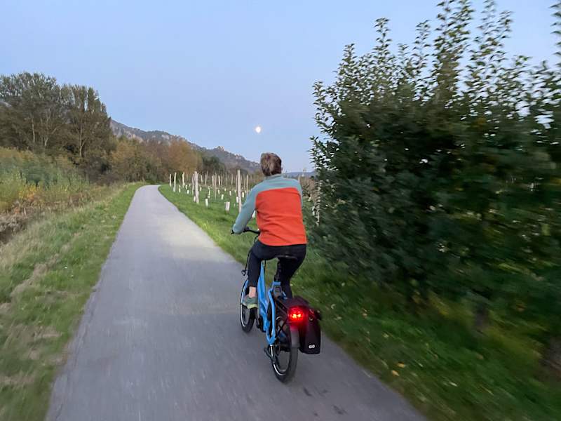 Dürnstein bei Vollmond