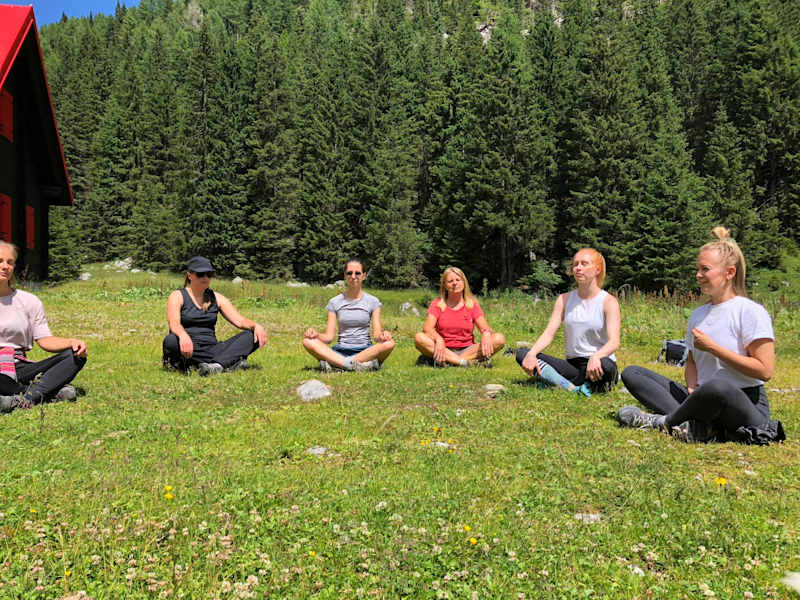 Bergwelten Yoga am Berg