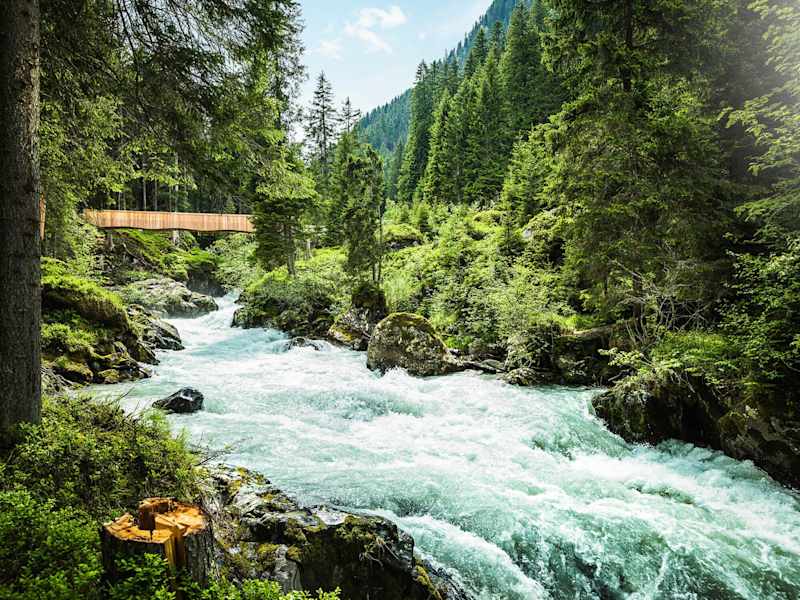 Am WildeWasserWeg, Etappe 1 im Stubaital