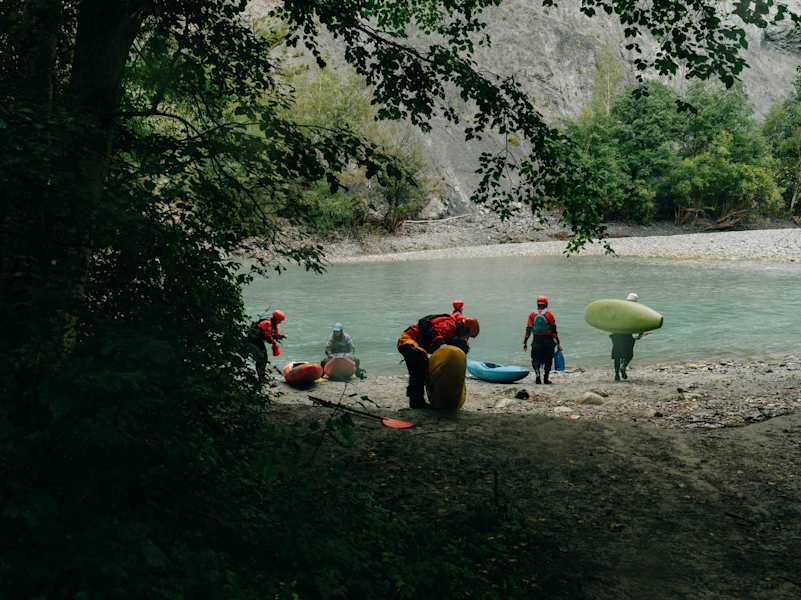 Landschaftlich imposant – der Einstieg in den unteren Teil der Rheinschlucht