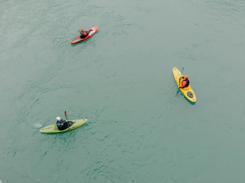 Trügerisch ruhig schaut hier der Fluss aus