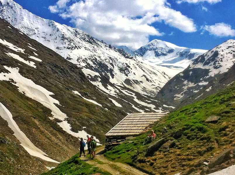 Bergsteigerdorf Vent im Ötztal