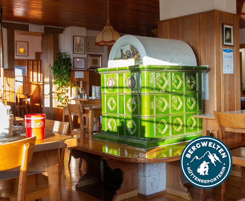 Das Innenleben der Cinque-Torri-Hütte