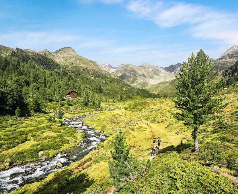 Auf dem Weg zur Lienzer Hütte im Debanttal.