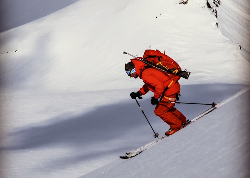 Schöne Abfahrtshänge
