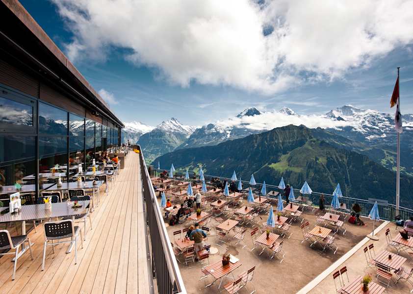 Das Berghotel Schynige Platte in der Schweiz