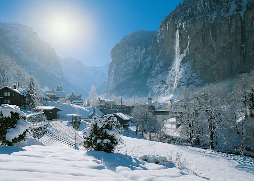 Winter in der Schweiz