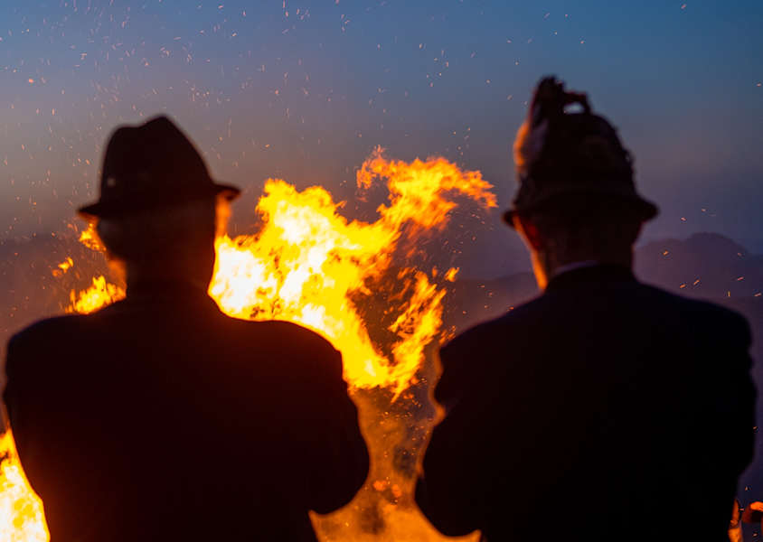 Sonnwendfeuer in Gastein