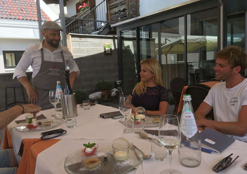 Oskar Messner kredenzt uns ein fünfgängiges Menü