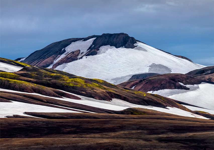 Reykjafjöll Berg: Malerische Hügel/Vulkangestein Landschaft in Hrafntinnusker