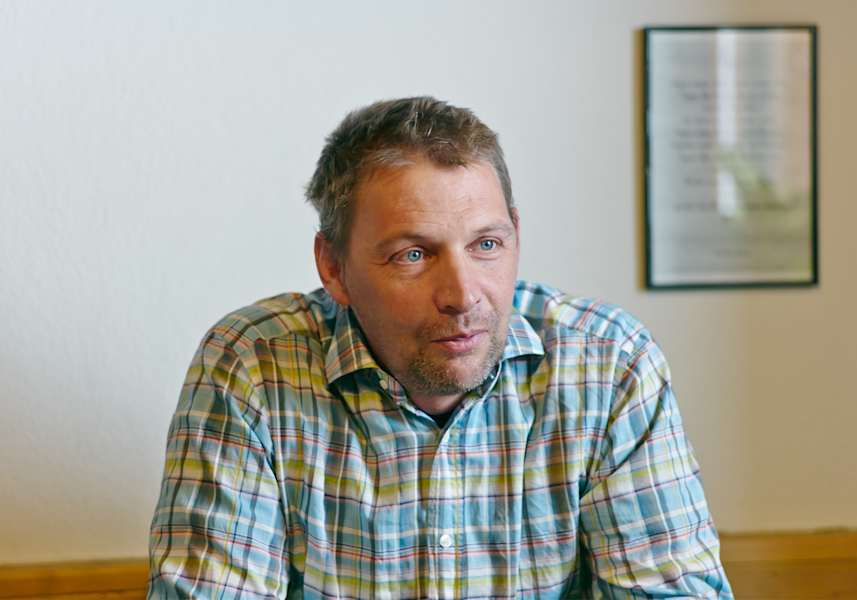 Der Hüttenwirt Thomas Frankhauser.