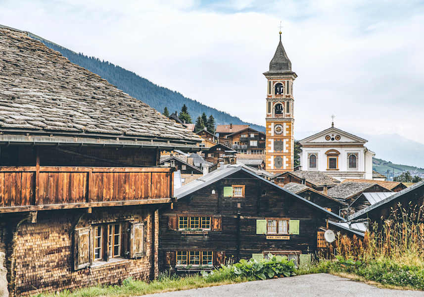 Das urige Dorf Virn.