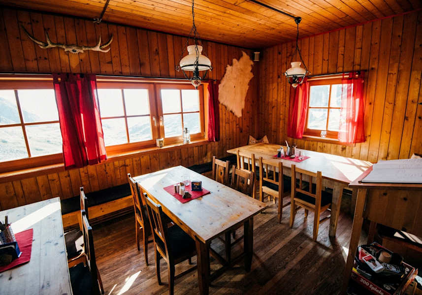 Die einfache, gemütliche Gaststube