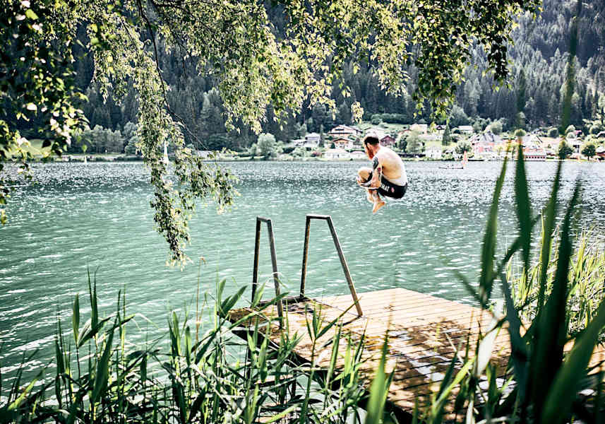 Abkühlen im Feldsee