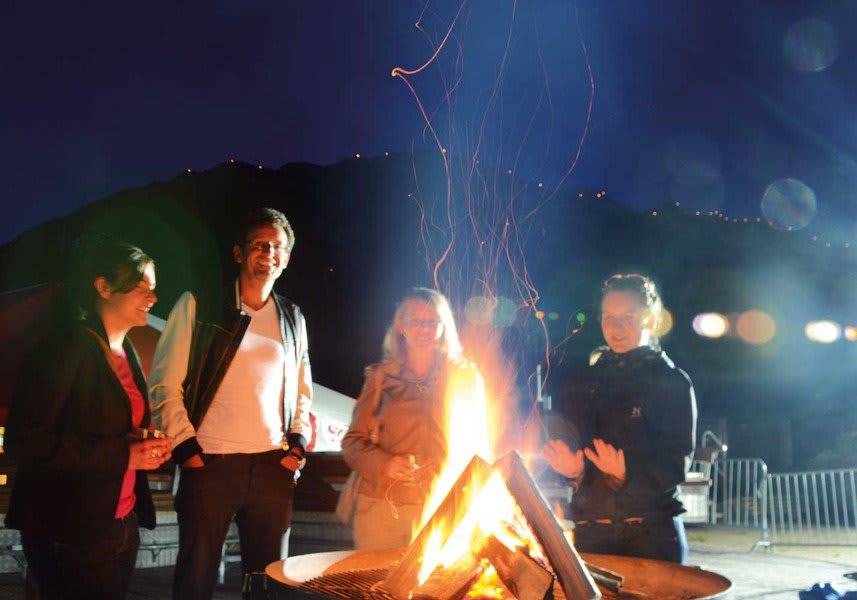 Sonnwendfeuer in Montafon, Vorarlberg