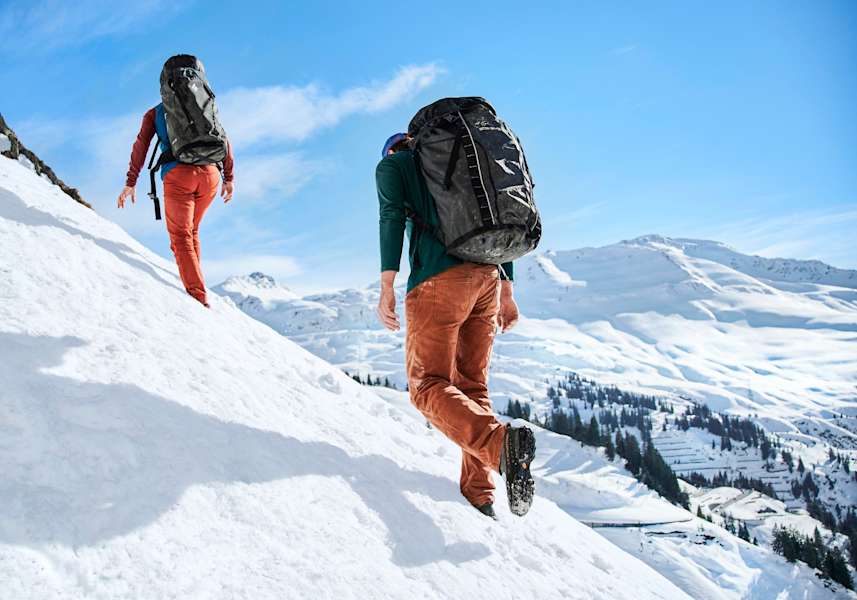 Der Weg zur Felswand bietet einen traumhaften Ausblick.