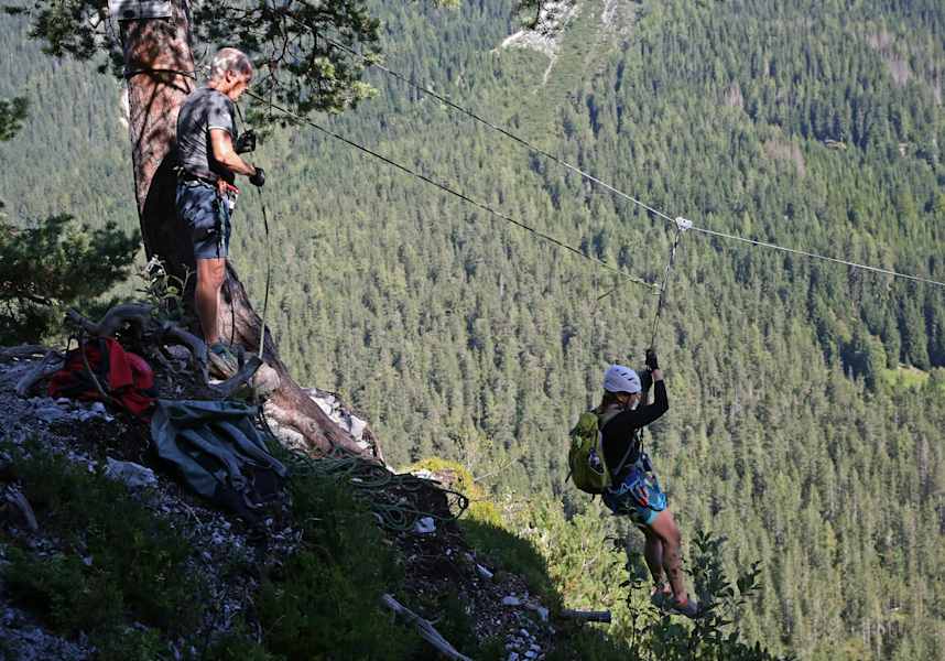 Abenteuer-Faktor ist beim Flying-Fox garantiert