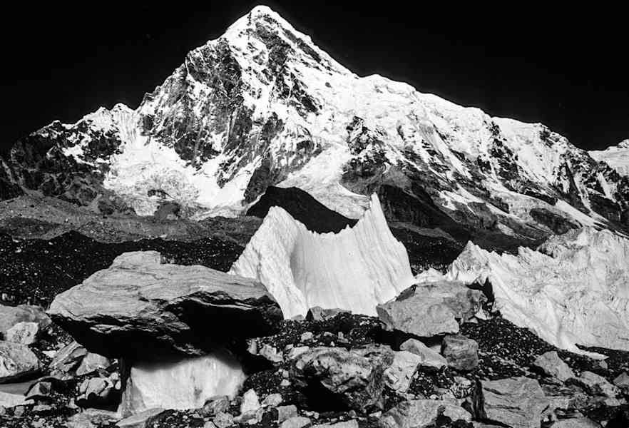 Himalaya in Schwarzweiß