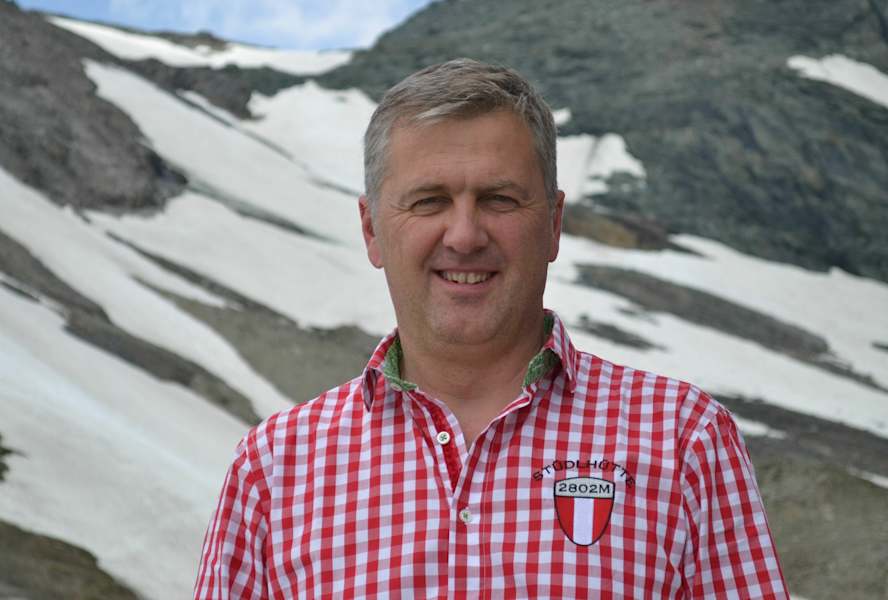 Georg Oberlohr, Wirt der Stüdlhütte