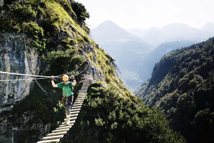 Grünstein-Klettersteig in Bayern