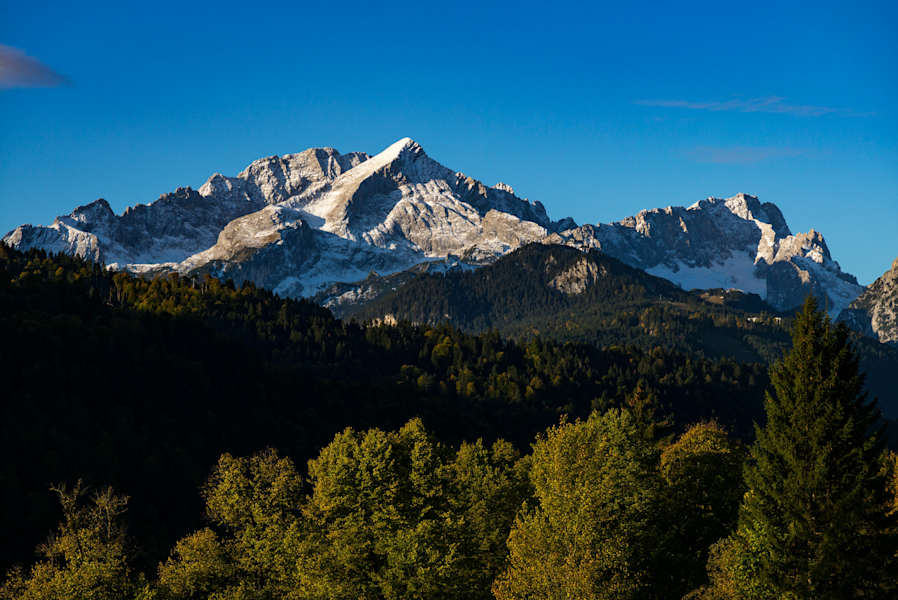 Alpsitze und Zugspitze