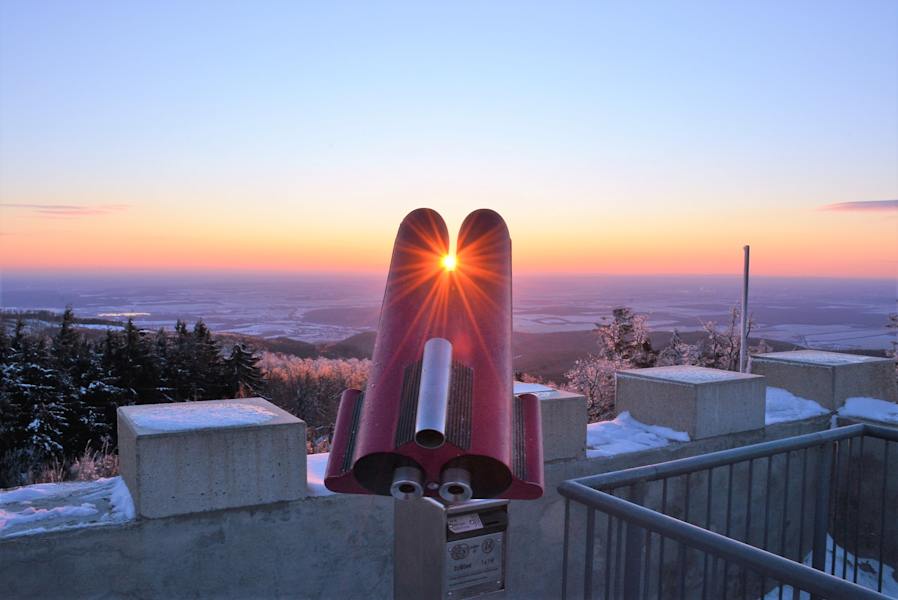 Sonnenaufgang am Geschriebenstein