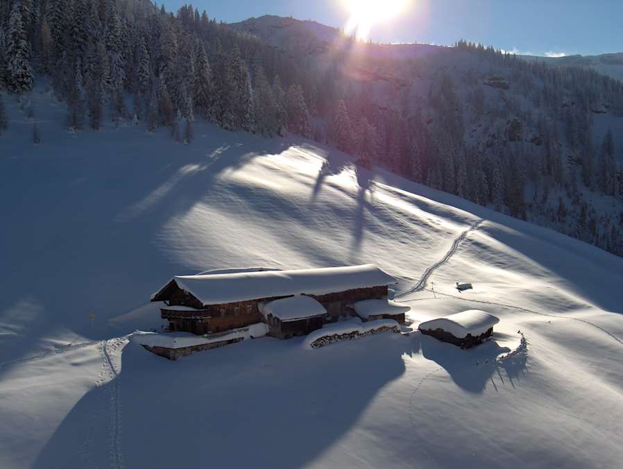 Die Bärenbadalm im Karwendel