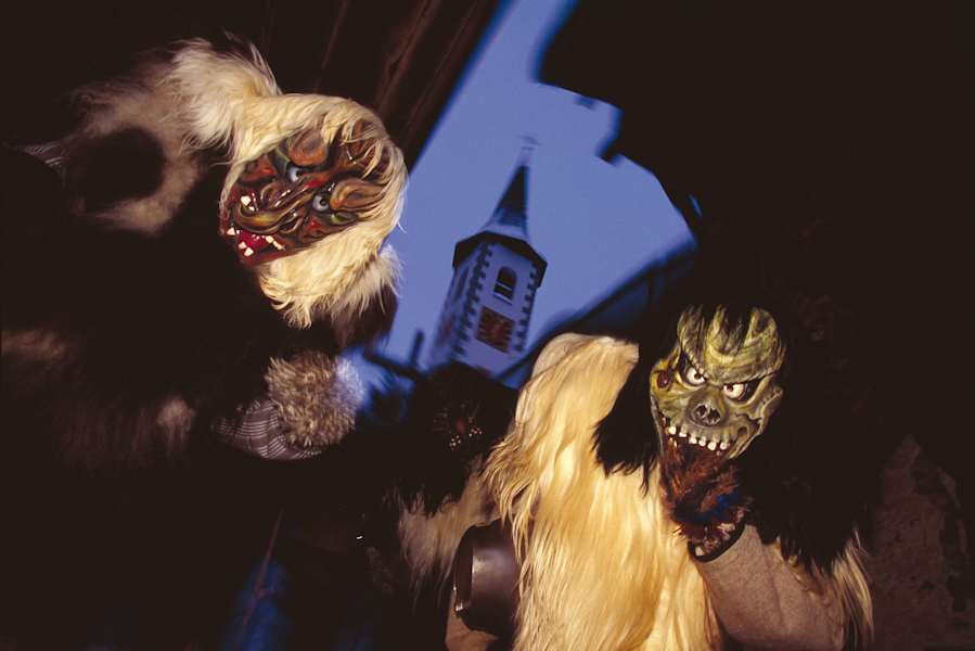 Tschäggättä im Lötschental 