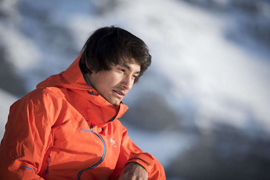 Im Alleingang eroberte David Lama 2018 den Lunag Ri in Nepal