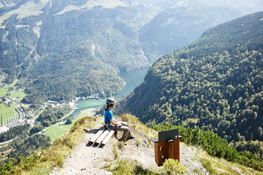 Grünstein-Klettersteig mit Königssee-Panorama