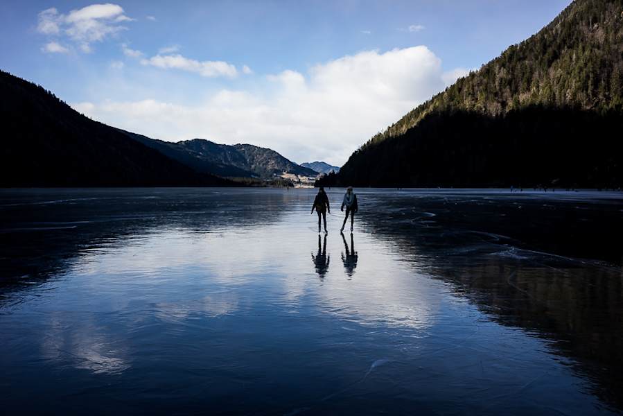 Eisspaß am Weissensee