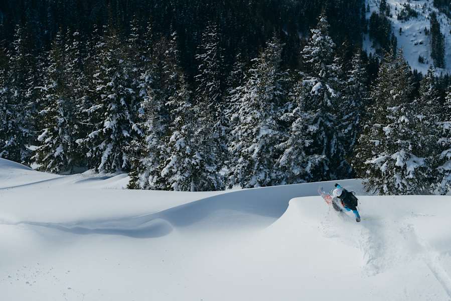 Freestyler Luca Tribondeau findet im verspielten Gelände des Schattberg sein Glück