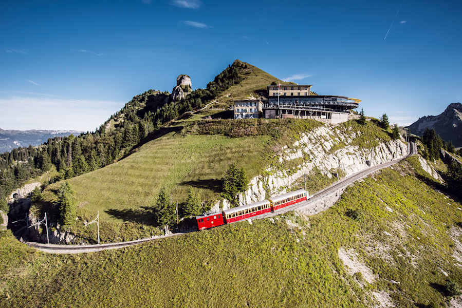 Das Berghotel Schynige Platte in der Schweiz