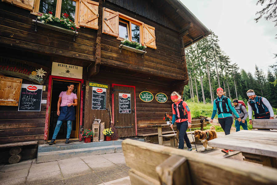 Kulinarik-Ziel: Die Bertahütte