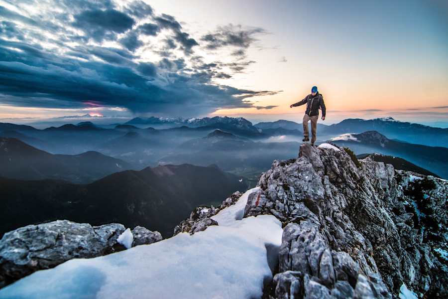 Bergsteigerdorf Jezersko Slowenien