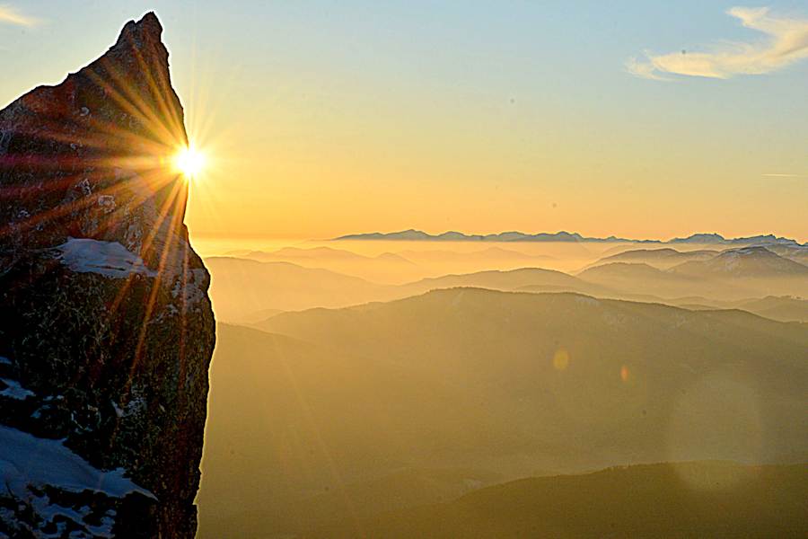Wiederum die Rax: Hochalpine Glücksgefühle bei Sonnenuntergang 