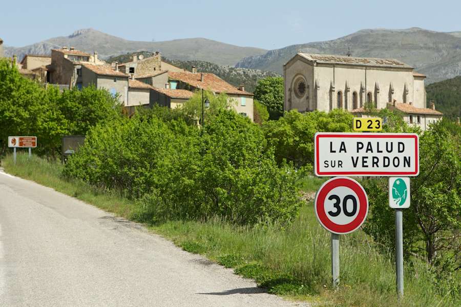 Das Dorf La Palud liegt in der Schlucht von Verdon