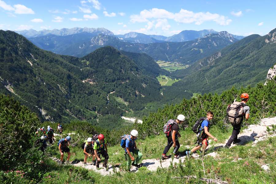 Bergsteigerdorf Jezersko Slowenien