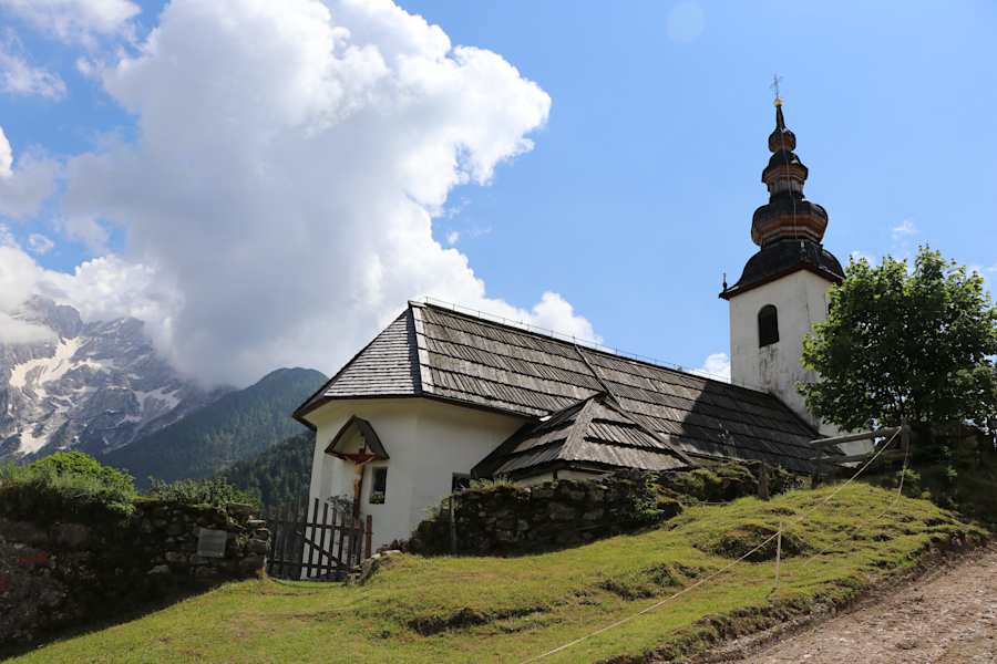 Bergsteigerdorf Jezersko Slowenien