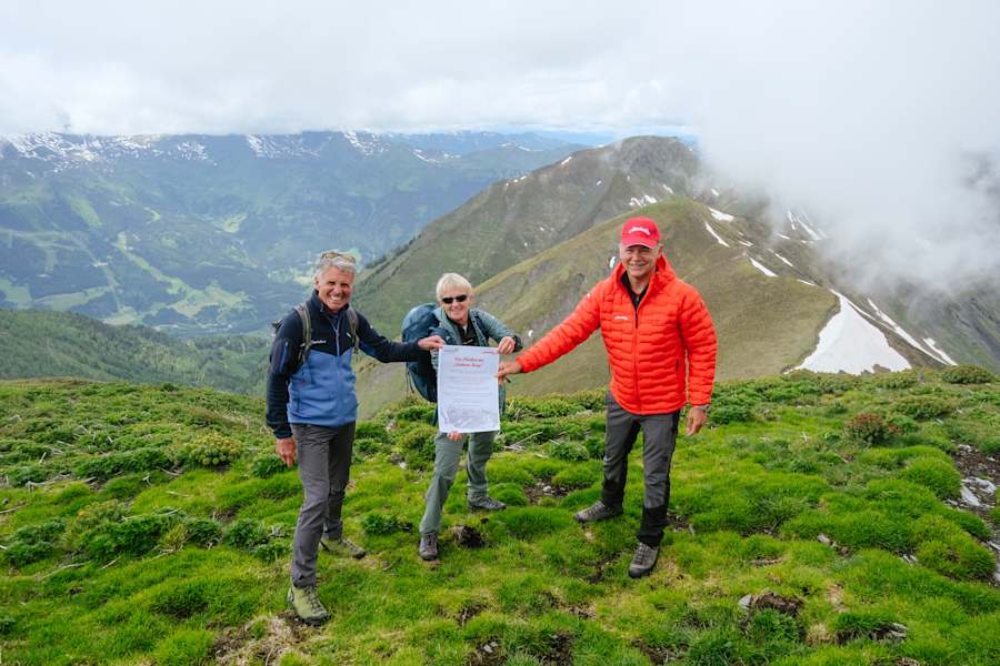 Saubere Berge 2020: Mit Peter Habeler auf den Gamskarkogel (Gasteinertal, Salzburg)