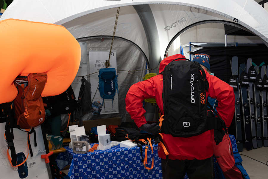 Ortovox am Skitouren-Testival
