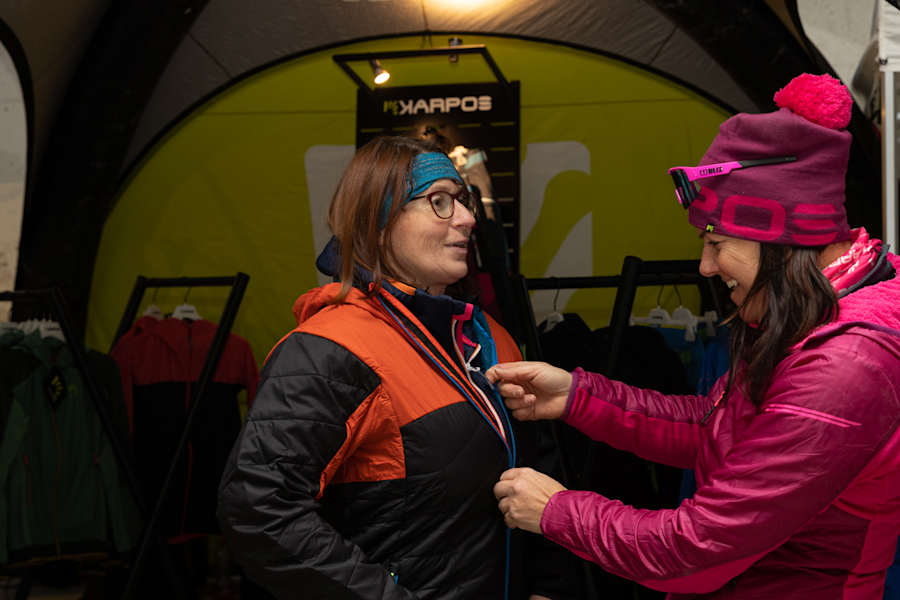 Karpos am Skitouren-Testival